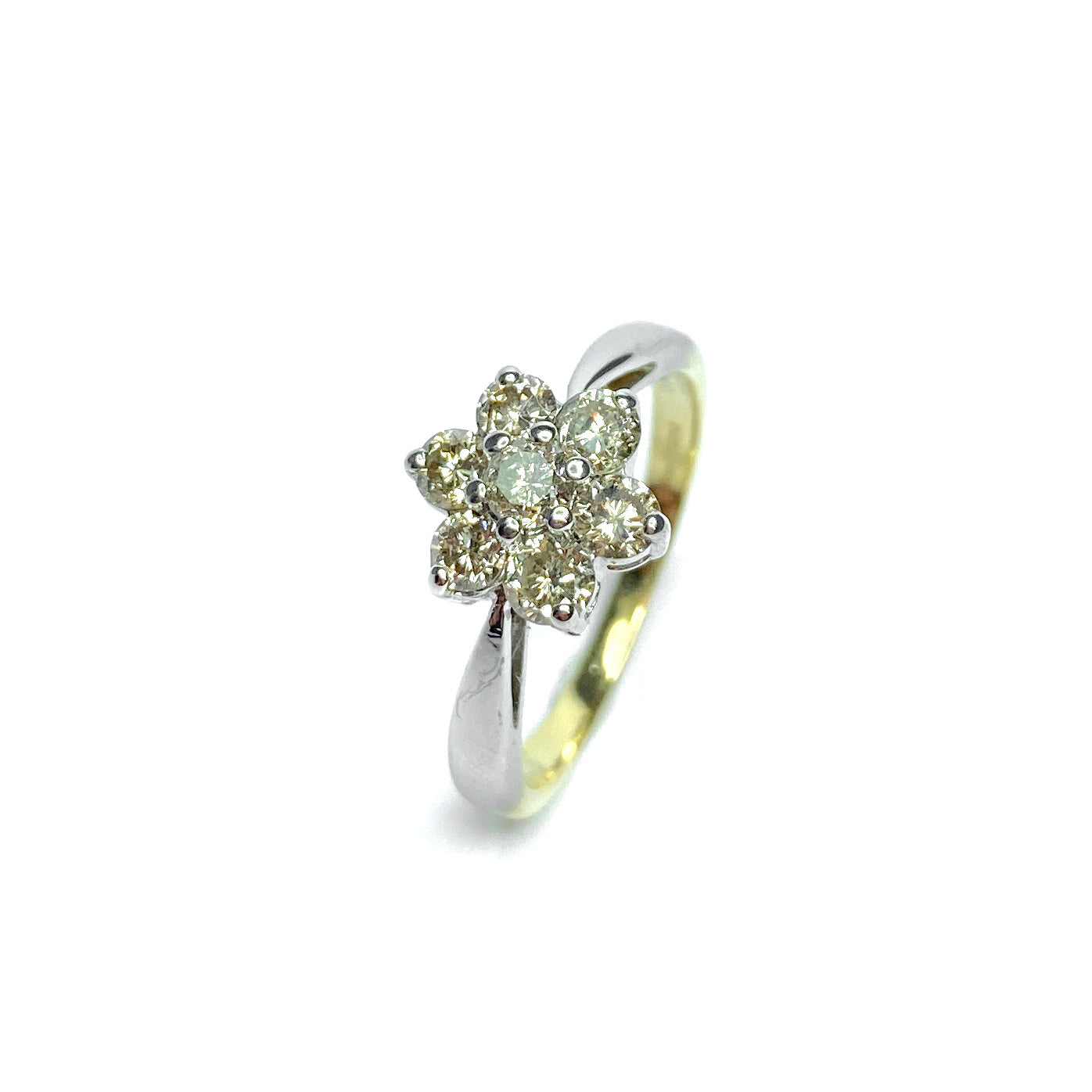 Second Hand 9ct Yellow Gold Diamond Ring