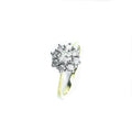 18ct Yellow Gold Diamond Cluster Ring