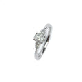 Platinum Diamond 3 Stone Ring