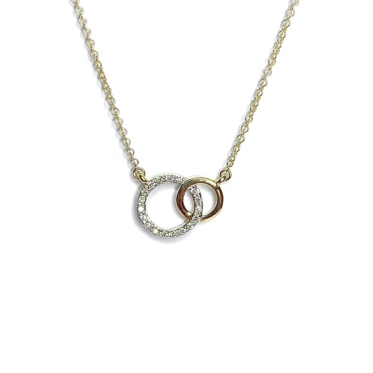 9ct Yellow Gold Diamond Pendant