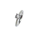 9ct White Gold Diamond Ring