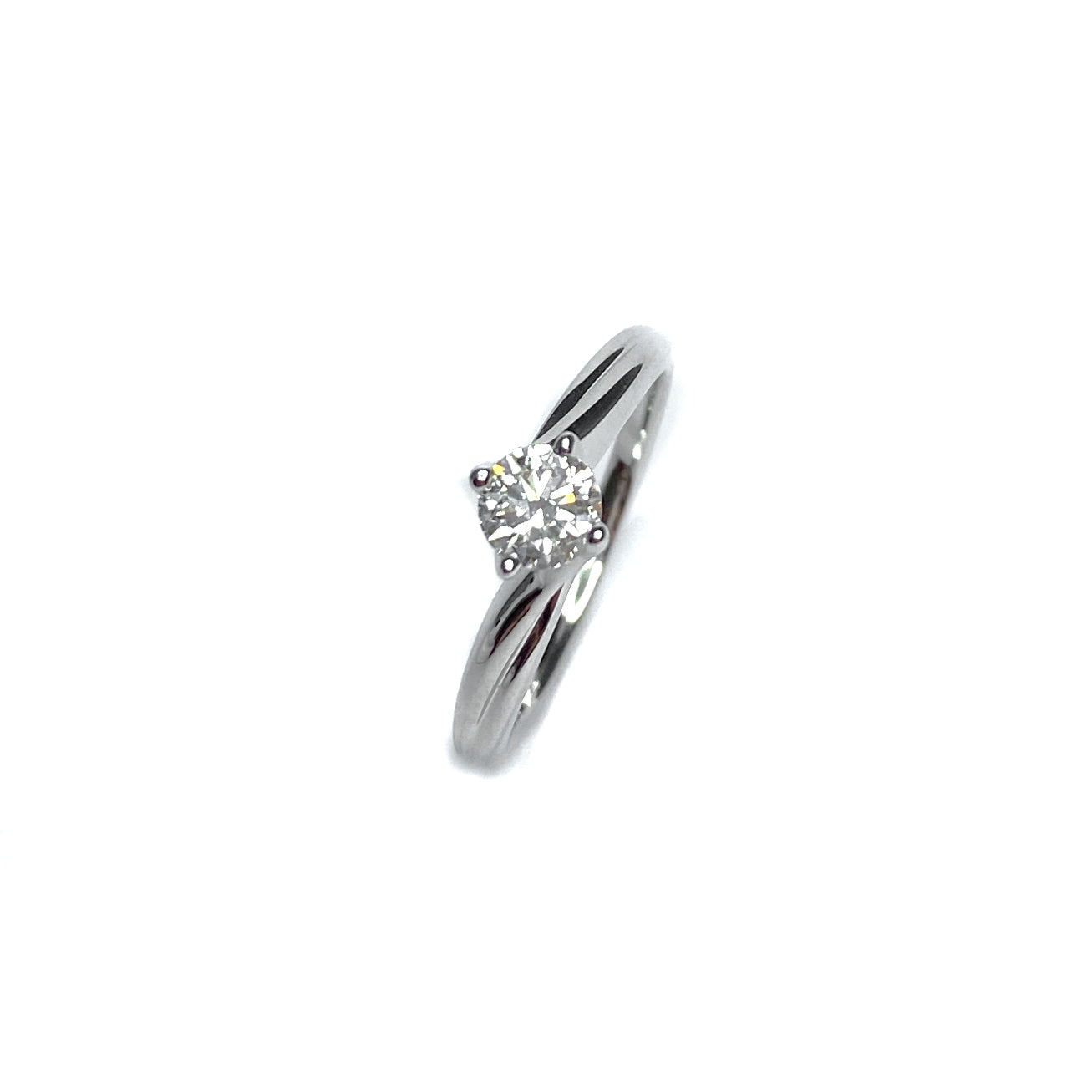 9ct White Gold Diamond Ring