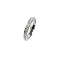 9ct White Gold Diamond Half Eternity Ring