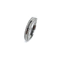 9ct White Gold Diamond Half Eternity Ring