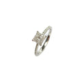 9ct White Gold Diamond Ring