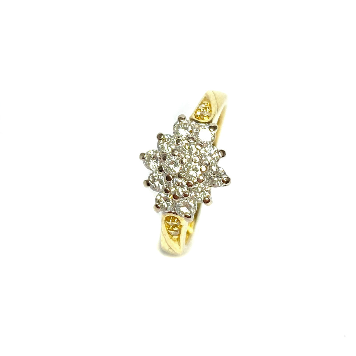 Second Hand 18ct Yellow Gold Diamond Ring