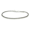 9ct White Gold Diamond Tennis Bracelet