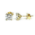 18ct Yellow Gold Lab Grown Diamond Earrings