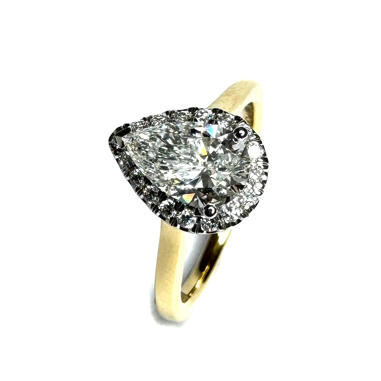 18ct Yellow Gold Lab Grown Diamond Ring
