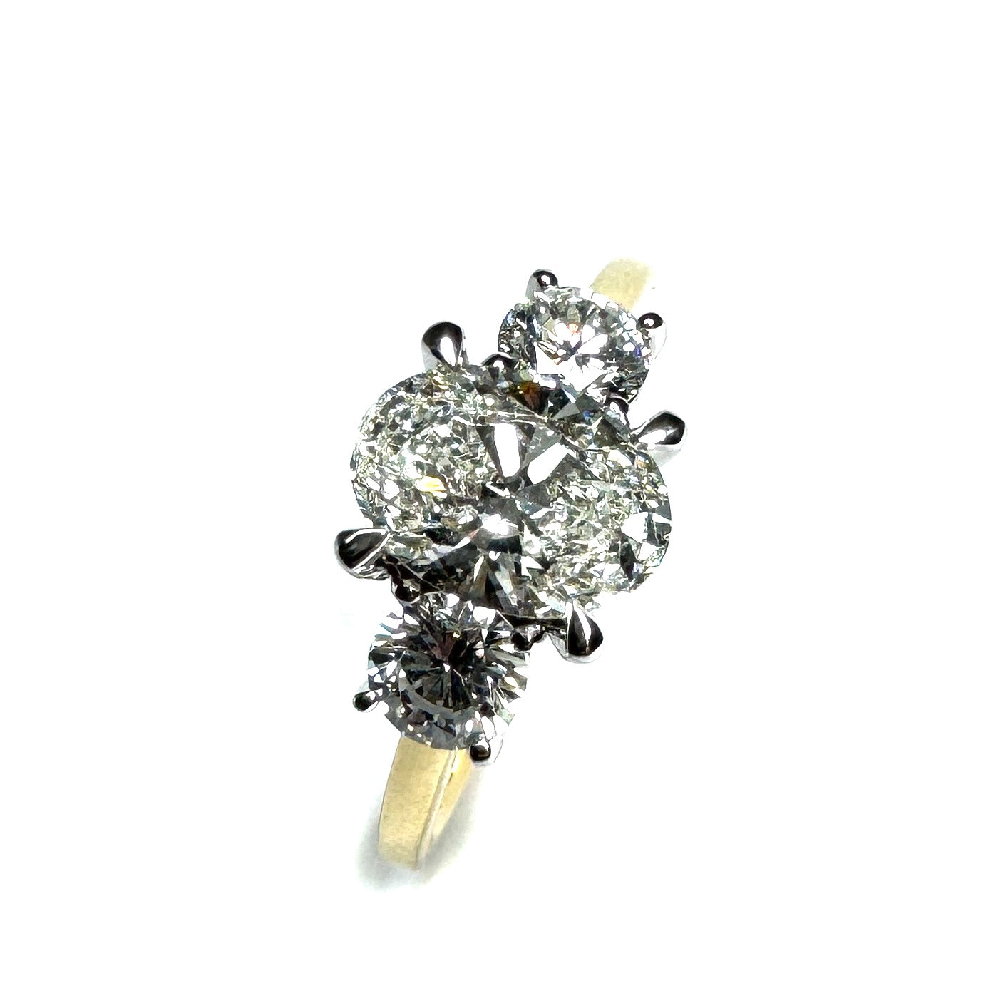 18ct Yellow Gold Lab Grown Diamond Ring