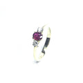 Second Hand 18ct Yellow Gold Ruby & Diamond Ring