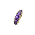 Second Hand 18ct Yellow Gold Amethyst Ring