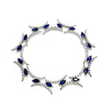 Second Hand 18ct White Gold Sapphire & Diamond Bracelet