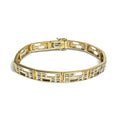 Second Hand 18ct Yellow Gold Diamond Bangle