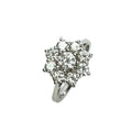 Second Hand 18ct White Gold Diamond Cluster Ring