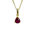 Second Hand 18ct Yellow Gold Ruby Pendant
