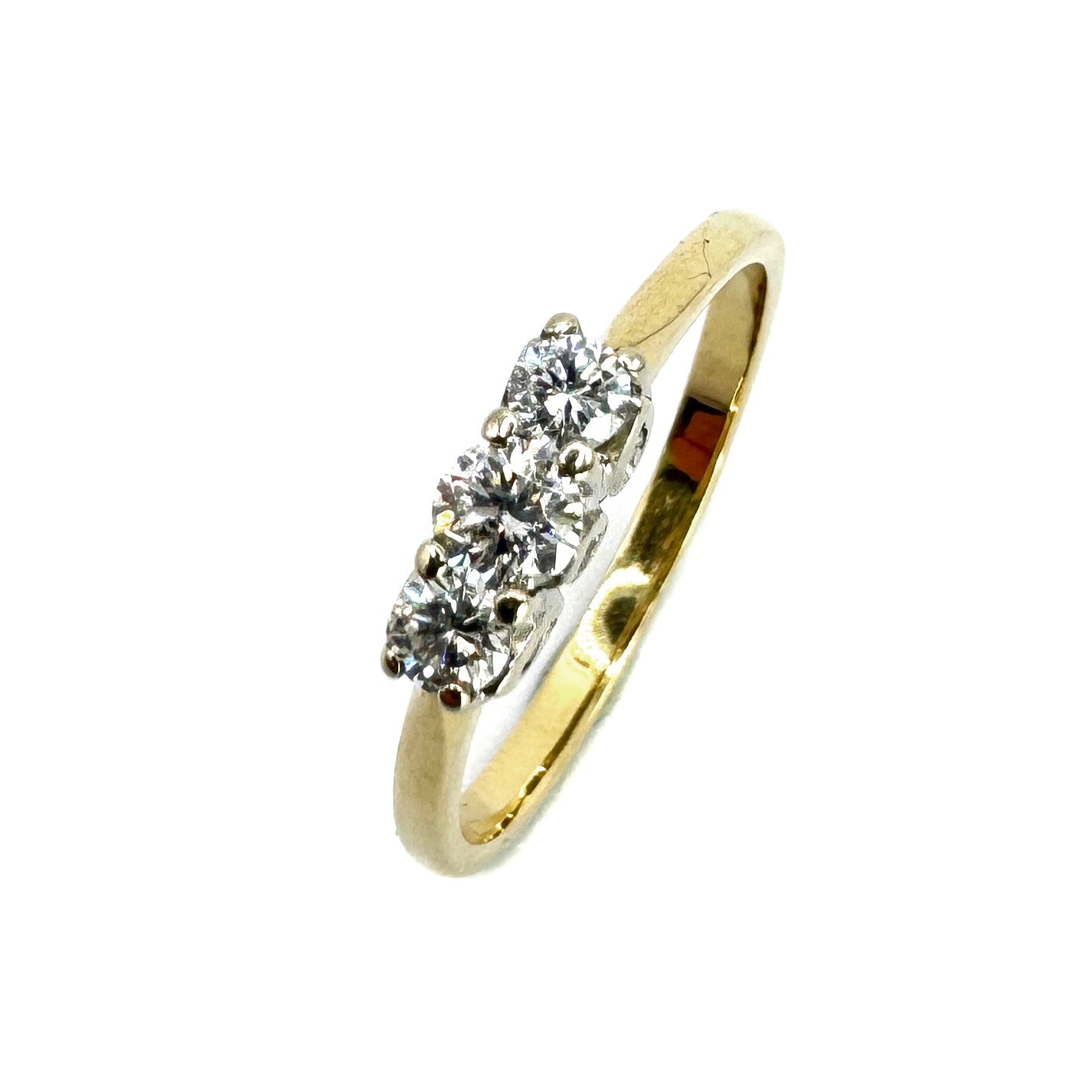Second Hand 18ct Yellow Gold Diamond Ring