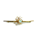 Second Hand 9ct Yellow Gold Opal & Seed Pearl 'Spider' Brooch