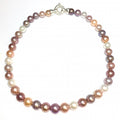 Fresh Water Cultured Pearl Necklace - Multicolour