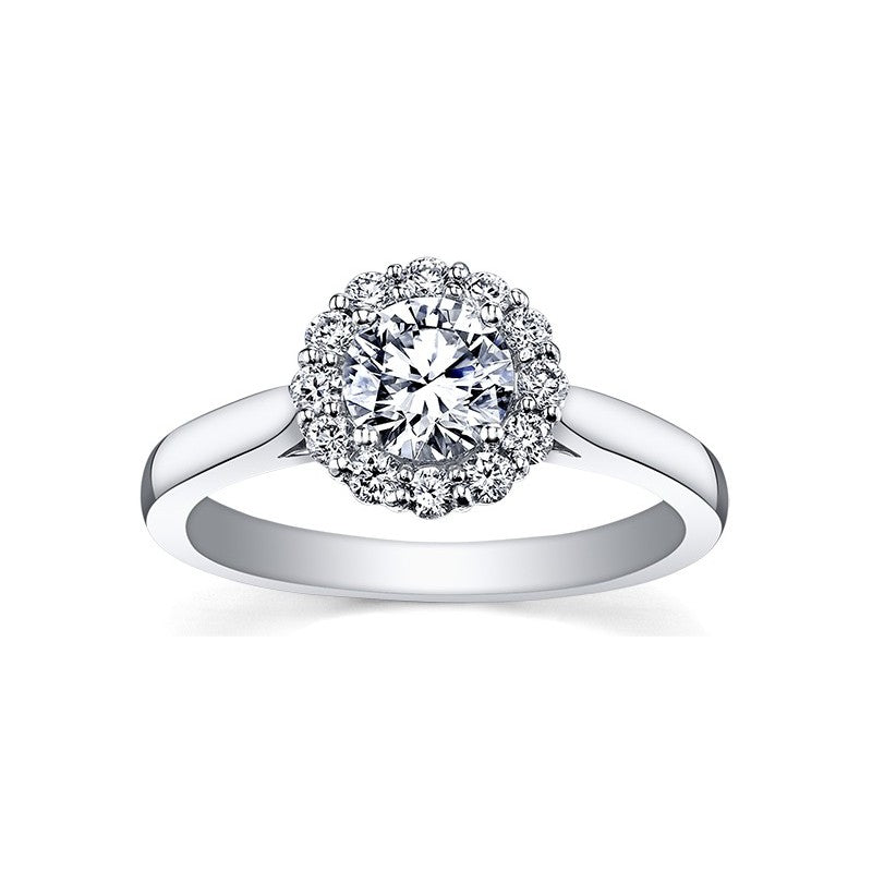 18ct White Gold Diamond Ring - Maple Leaf Diamonds