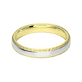 3mm Two Colour Dia-Cut Wedding Ring Band