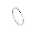 2.5mm Classic White Gold Wedding Ring Band
