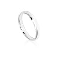 3mm Classic White Gold Wedding Ring Band