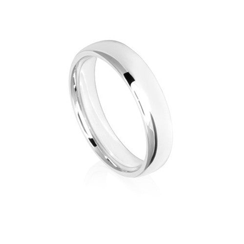 5mm Low Dome Comfort Fit Wedding Ring Band