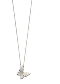 Silver Mother Of Pearl Butterfly Pendant
