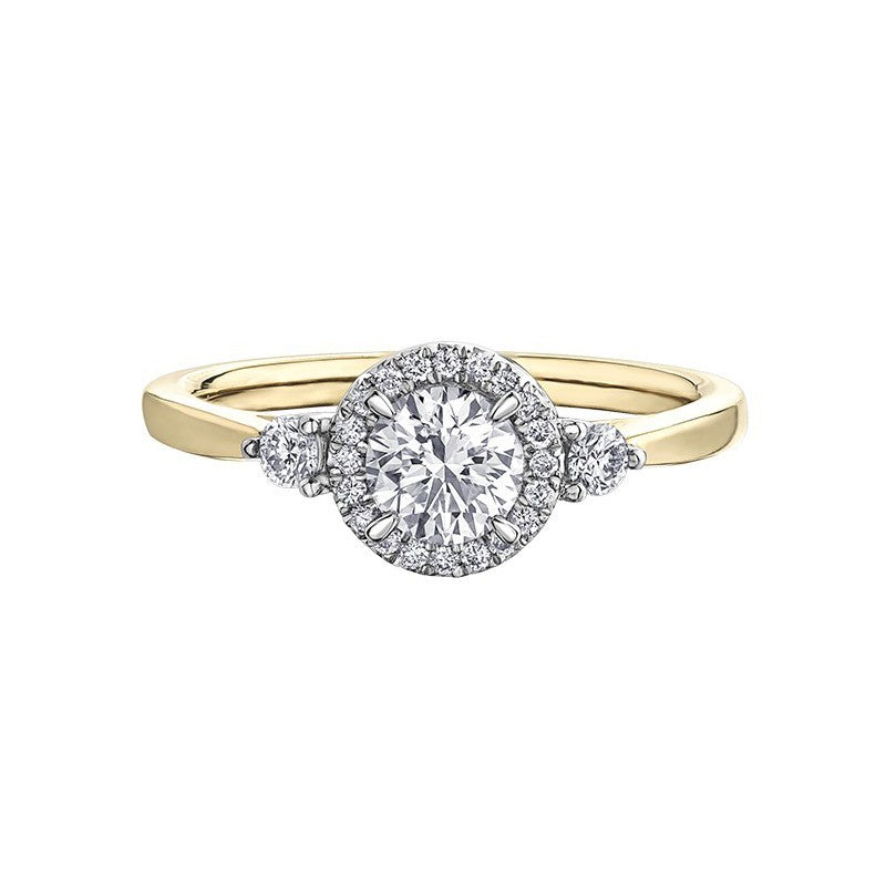 18ct Yellow Gold Diamond Ring