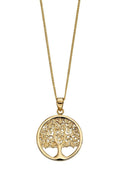 9ct Yellow Gold Tree Of Life Pendant