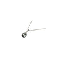 Silver Tahitian Pearl & Cubic Zirconia Pendant