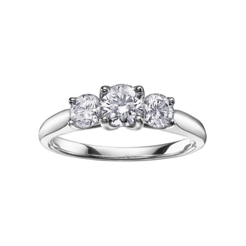 18ct White Gold Diamond Ring - Maple Leaf Diamonds