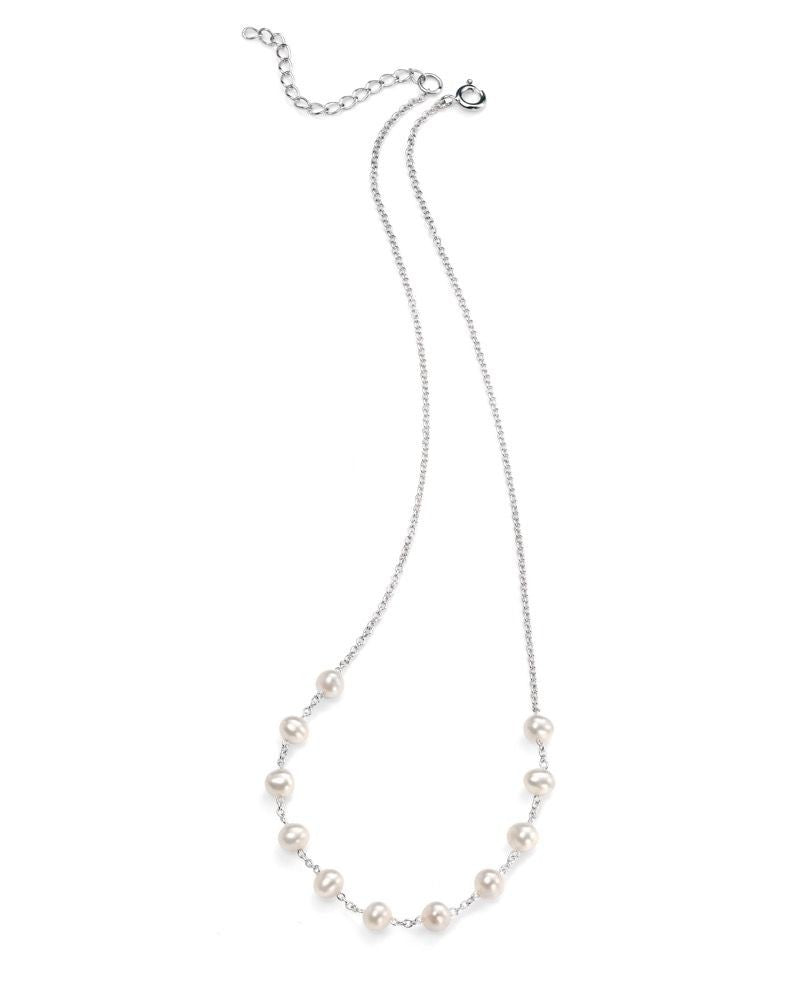 Silver & Pearl Necklace