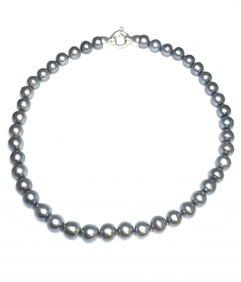 Fresh Water Pearl Necklace - Black
