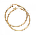 9ct Yellow Gold Hinged Hoop Earrings