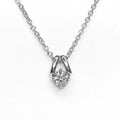Diamond Pendant in 18ct White Gold