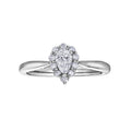 18ct White Gold Diamond Ring – Maple Leaf Diamonds