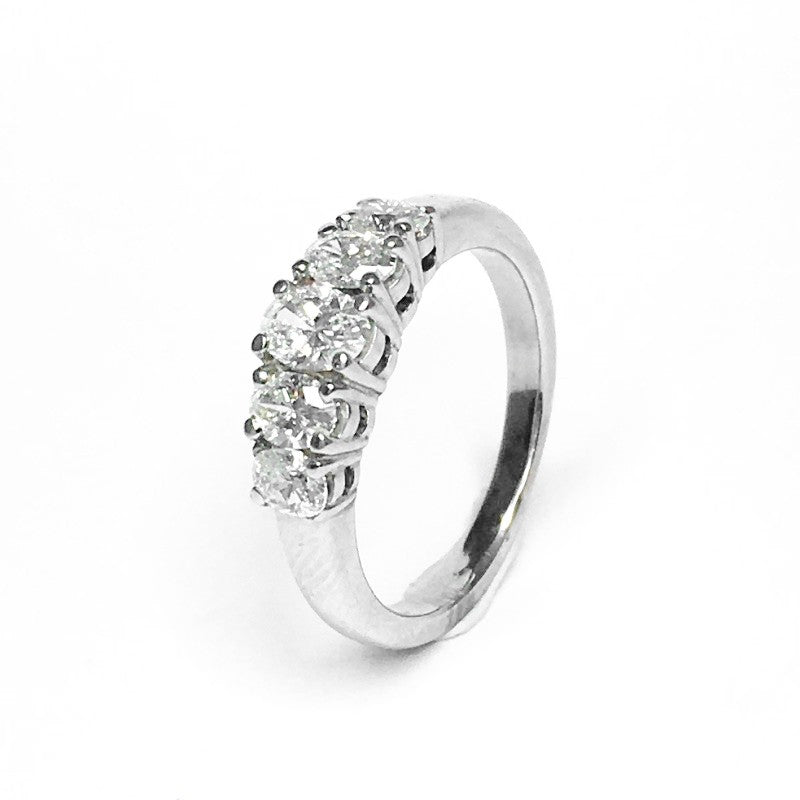 Second Hand 18ct White Gold Diamond Ring, 1.00ct