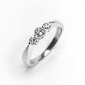9ct White Gold Diamond Ring