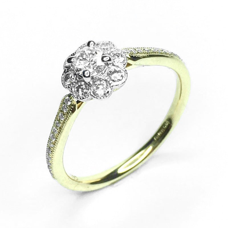18ct Yellow Gold Diamond Ring